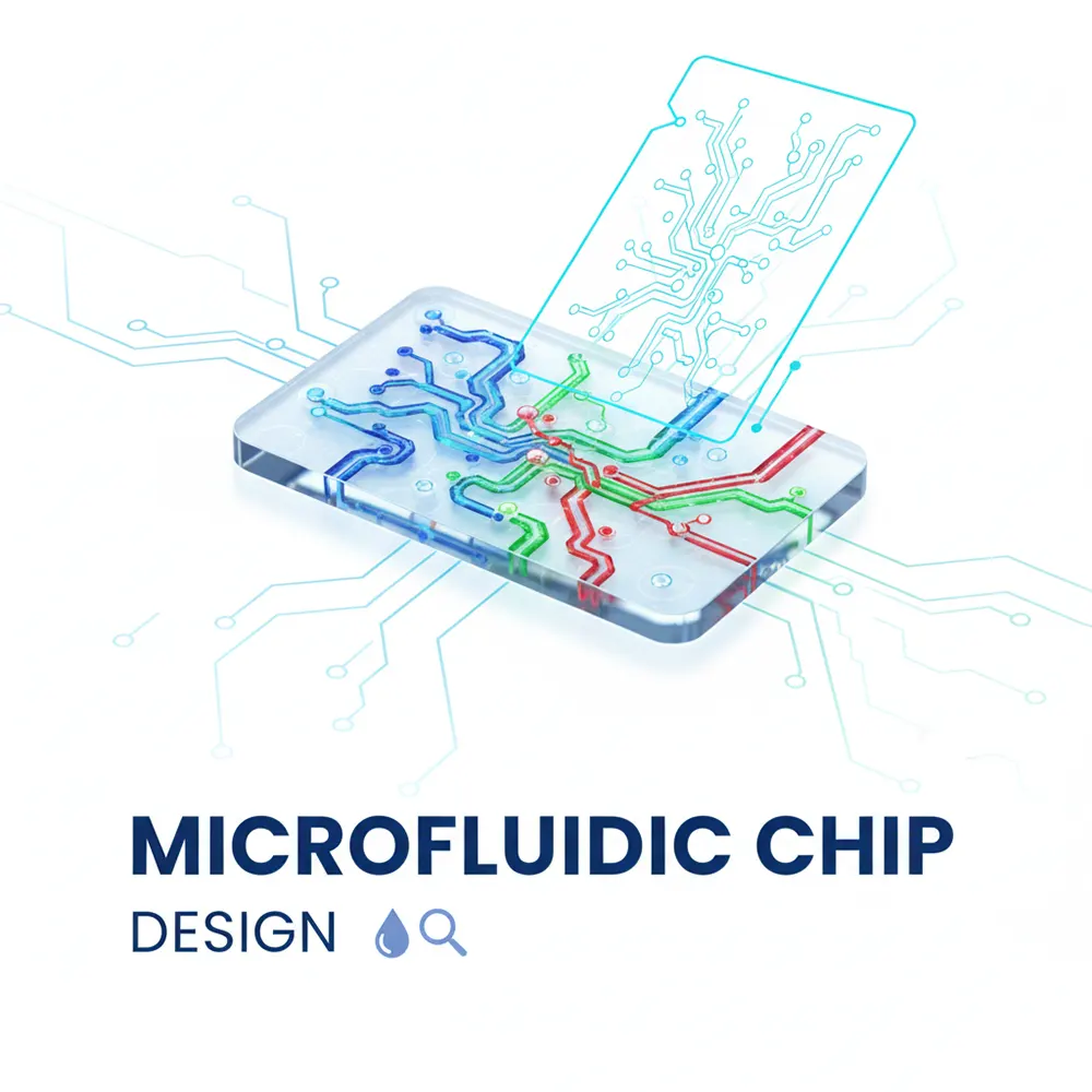 microfluidic chip design, modeling and optimization